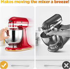 Mixer Mat Slider for KitchenAid 4.5-5 Qt Tilt Head Stand Mixer - Bamboo Kitchen Appliance Sliding Tray Mixer Mover Slider Board Compatible with Kitchen aid 4.5-5 Qt Stand Mixer, KitchenAid Artisan