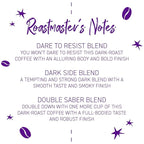 Joffrey's Coffee - STAR WARS™ Dark Side Trio Coffee Collection, STAR WARS Licensed Collection, Artisan Dark Roast, Bold & Smooth Taste, Brew or French Press (Ground, 3-pack)