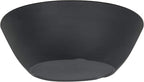 Carlisle FoodService Products Ridge Reusable Plastic Bowl for Home and Restaurant, Melamine, 52 Ounces, Slate, (Pack of 12)