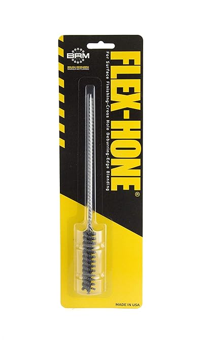 Brush Research BC11M24 FLEX-HONE, 0.433" (11mm) Diameter, 240 Grit, Silicon Carbide, For Mild Steel, Stainless Steel, Cast Iron and Softer Ferrous Materials