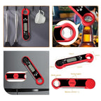 Meat Thermometer Digital with ±0.5℉ Precision, 100% Waterproof, Motion Sensing Food Thermometer for Cooking Kitchen Oven Grill Candy BBQ, Red