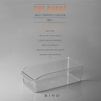 BINO | Plastic Storage Bins, Small | THE CURVE COLLECTION | Multi-Use Organizer Bins | Storage Containers Kitchen, Pantry and Home Organization | Fridge Organizers | Pantry Organization and Storage