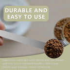 2PCS 2 Tablespoon Coffee Scoop, 9.5" Long Handle Measuring Spoon, Two tbsp (30 ml) Stainless Steel Scooper
