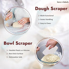 Banneton Bread Proofing Basket Set | 9" Round & 10" Oval Sourdough Proofing Baskets with Linen Liners | Natural Rattan Banneton Baskets for Bread Baking | Includes Sourdough Tools