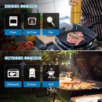 Wireless Meat Thermometer – Digital Cooking Thermometer with Wireless Probe – 500Ft Remote Range Food Thermometer – with iOS & Android Read App -Preprogrammed Temperatures for BBQ, Oven, Grill