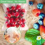 O2frepak (Total 150Feet) 8” x 150’ Rolls Vacuum Sealer Bags Rolls with BPA Free,Heavy Duty Vacuum Food Sealer Storage Bags Rolls,Cut to Size Roll,Great for Sous Vide