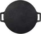 Grill pan,grill pan for indoor cooking,grill pans for stove tops,15" Round BBQ Griddle for Induction,Gas Stove, Electric Cooktop, Indoor or Outdoor Grilling.