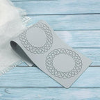 Silicone Molds 3D Hollow Leaf Chocolate Molds Honeycomb Bee Candy Mold Flower Pattern Fondant Mold Cake Topper Sugar Craft Decoration (S_Flower_12.40 * 4.32 * 0.08inch)