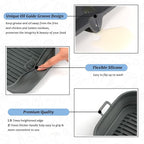 [2 Pack] Silicone Air Fryer Liners Square - Reusable Airfryer Basket - Easy to Clean Air Fryers Pot for 5.8 to 8 Qt Large Air Fryer Baking Tray Oven Accessories, 8.5 Inch