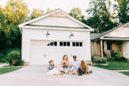 Steel Lighting Co. Gardena Barn Light | Outdoor Wall Mounted | 16" Dome | 16" Gooseneck | Farmhouse Light Made in America | Red Exterior/White Interior