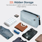 Vacuum Bags for Travel Luggage with Wireless Pump, Compression Bags for Carry On Suitcases and Backpack, Vacuum Seal Packing cube for Cloth Packing (1PC + PUMP)