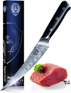 Regalia Boning/Fillet Knife: Professional Japanese 6 Inch Razor Sharp AUS10 Premium High Carbon 67 Layer Damascus Stainless Super Steel Full Tang Chef’s knives w/G-10 Handle Knives