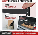 HOMEDANT 5 Tier Laminated Boltless Heavy Duty Garage Storage Adjustable Wide Size Metal Shelving Unit Utility Rack Shelves Organization Multipurpose Shelf Shed Warehouse 47.7"W x 18.2"D x 71.3"H 4Pack