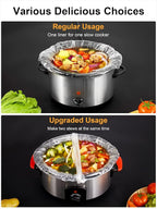 SMARTAKE Slow Cooker Liners, Small Size 13"x 15" Disposable Cooking Bags, Fit 1.5QT to 3QT for Slow Cooker, Cooking Trays, Suitable for Oval & Round Pots, 30 Liners