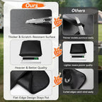 65x39 inches Large Under Grill Mats for Blackstone, Double-Sided Fireproof Outdoor Grill Protective Mat, Oilproof Waterproof BBQ Fire Pit Fireplace Mat