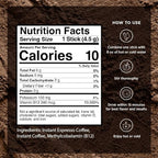 VitaCup Extra Shot Instant Coffee Packets with Espresso Shot, “Red Eye” High Caffeine, Bold Dark Roast w/Vitamin B12, Antioxidants, Premium Instant Coffee in Single Serve Sticks, 24 Ct