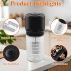 IFOLO Electric Butter Churner – One-Touch Butter Maker, 34oz Food-Grade Glass Jar with High-Speed Brushless Motor, Freshly Made in Just 5-10 Mins.
