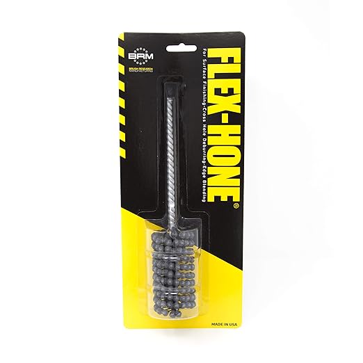 Brush Research BC13818 FLEX-HONE®, 1-3/8" (35mm) Diameter, 180 Grit, Silicon Carbide, For Mild Steel, Stainless Steel, Cast Iron and Softer Ferrous Materials