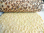 HEARTS EMBOSSING ROLLING PIN WOODEN ROLLING PIN for EMBOSSED COOKIES with LOVE HEARTS