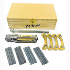 Engine Cylinder Hone Kit 34mm to 60mm with 4 Extra Carriers Adjustable Handheld Honing Machine Tool Kit with 16 Stones Sizes 3" x1/4" x1/4" - Works for Mid-Size to Larger Car Engines