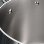 Tramontina Tri-Ply Clad Stainless Steel 2-Quart Small Sauce Pan with Glass Lid, Induction-Ready, Dishwasher-Safe, NSF-Certified