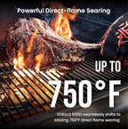 Z GRILLS 8-in-1 Outdoor BBQ Grill with PID 2.1 Controller, Wood Pellet Smoker, Auto Temperature Control, Huge Storage Cabinet Side Shelf with Tool Hooks, 572 sq in Cooking Area for Camping Party