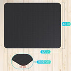 UBeesize Large 65 x 48 inches Under Grill Mat for Outdoor Grill,Double-Sided Fireproof Grill Pad for Fire Pit,Indoor Fireplace Mat Fire Pit Mat,Oil-Proof Waterproof BBQ Protector for Decks and Patios