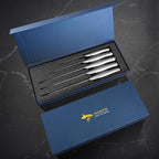 MAD SHARK Kitchen Knife Set, 5PCS Sharp Ultra Chef Knife Set, High Carbon Stainless Steel Knives Set with Ergonomic Handle, Professional Kitchen Knives Sets, Gift Box Packaging