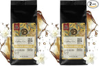 French Vanilla - Flavored Cold Brew Coffee Grounds for Coarse Grind for French Presses - Inspired Coffee Co. Local Coarse Ground Coffee for Cold Brew - Resealable Bag 12 oz (Pack of 2)