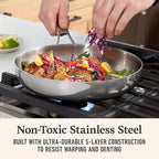 Premier Stainless Steel 10" Fry Pan