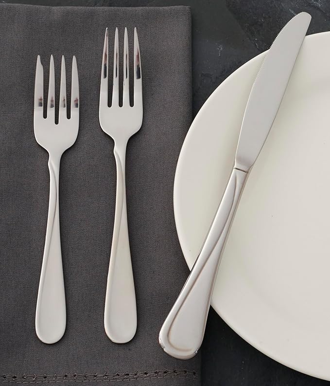 Oneida Flight Stainless Steel 18/10 Dinner Knives (Dinner Knives, Set of 6)