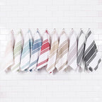 All-Clad Dual-Purpose Kitchen Towels: Highly Absorbent - 100% Cotton, 17"x30" Dish Towels for Cleaning & Drying Dishes & Glassware, 3-Pack, Chili