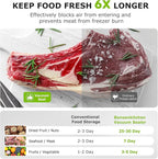 Bonsenkitchen Vacuum Sealer Machine with Mason Jar Sealer Kit | Compact Food Sealer for Kitchen Storage & Meal Prep | Multiple Modes | External Vacuum System & 40 Vacuum Bags, Silver