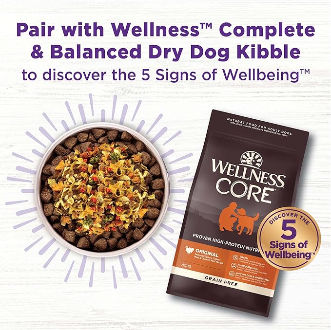Wellness CORE Bowl Boosters Digestive Health Dog Food Topper, 4 Ounce Bag (Pack of 2)