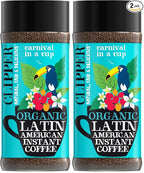 Clipper Coffee: Organic Latin American Instant Coffee – Medium Roast Coffee, Freeze Dried & Ethically Sourced – 100g (3.53oz) (Pack of 2)