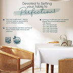 Quality Table Pad Protector, Superior Protection from Spills, Scratches & Heat - Reusable Table Cloth with Cushion Flannel Backing (90" L x 54" W)