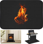 48×30 Inch Hearth Rug Fireproof, Under Grill Mats for Outdoor Grill, Fireproof Rugs for Fireplaces, Grill Mat Oil-Proof Water-Proof Protector for Decks, Patios and Indoor Grill