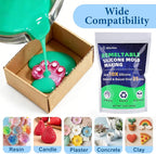 JDiction Remeltable Silicone Mold Making Kit, 35X Reusable Silicone for Mold Making, No Mix, Non-Toxic, Odorless Silicone Rubber for Resin, Epoxy, Plaster, Soap, Candle Mold, Small Crafts-16oz