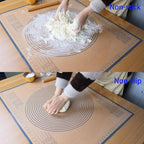 Silicone Pastry Mat 34 X 26 Inch - Nonstick Baking Mat Perfect for Dough, Pastry, Pie Crust, Fondant, Bread, Cookies, Pasta, Pizza