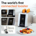 Revolution R180 Connect Plus Smart Toaster with Touchscreen – Choose from 40+ Bread Types, 7 Browning Levels, & Toastie Press Mode – Digital Picture Frame, Weather Widget, and Clock