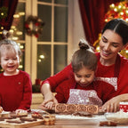 17" Premium Wooden Rolling Pins for Baking with Nativity Embossed Designs | 3mm Deep Springerle Cookie Molds | Christmas Rolling Pin & Baking Gifts for Women | Includes 3-in-1 Cleaning Brush