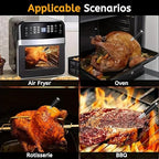 Wireless Meat Thermometer Digital, 600 Ft Long Range Bluetooth 5.3 with Smart App Control, High Accuracy Waterproof Ceramic Probe, Fast Charging & Magnetic for Oven Grill BBQ Smoker Rotisserie