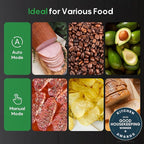 FRESKO Vacuum Sealer Machine with Automatic Bag Detection, Mason Jar Vacuum Accessory Set, Double Heat Seal, Easy to Use, Starter Kits