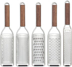 Microplane Master Series Wood Handle Stainless Steel Zester Grater