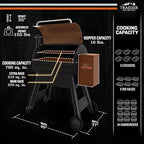 Traeger Grills Pro 780 Wood Pellet Smoker Grill, 6-in-1 BBQ Pellet Grill Combo, WiFi and App-Connected Electric Smoker, 780 Square Inches of Grilling Area, Temperature Control, Bronze Finish