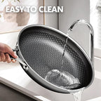 Hybrid Pans Set Nonstick 3 Piece, 8&10&12 Inch Nonstick Frying Pans Set, Dishwasher Induction Oven Broiler Safe Stainless Steel Skillet, PFOA Free Kitchen set