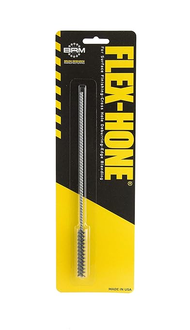 Brush Research BC7M24 FLEX-HONE®, 0.276" (7mm) Diameter, 240 Grit, Silicon Carbide, For Mild Steel, Stainless Steel, Cast Iron and Softer Ferrous Materials