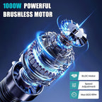 IMAYCC Cordless Cement Mixer, Portable Concrete Mixer,21V 6 Speed Mixing Drill, 1000W Drill Mixer for mud,Motar,Paint, Grout, Plaster,Thinset etc.