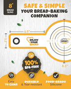 Silicone Bread Sling for Dutch Oven – Non-Stick Sourdough Sling & Baking Mat – Reusable & Easy to Clean – Heat Resistant to 480°F – Silicone Sourdough Sling for Artisan Bread Baking Supplies
