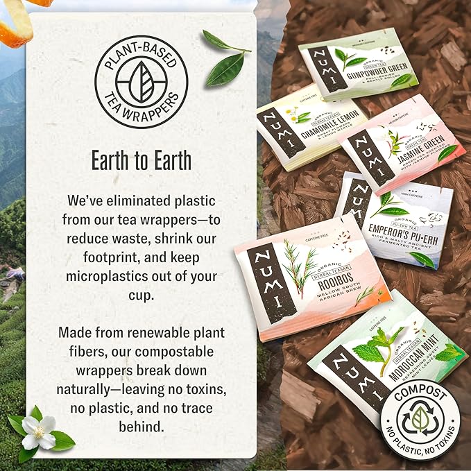 Numi Gunpowder Green, 18Count Box Of Tea Bags
